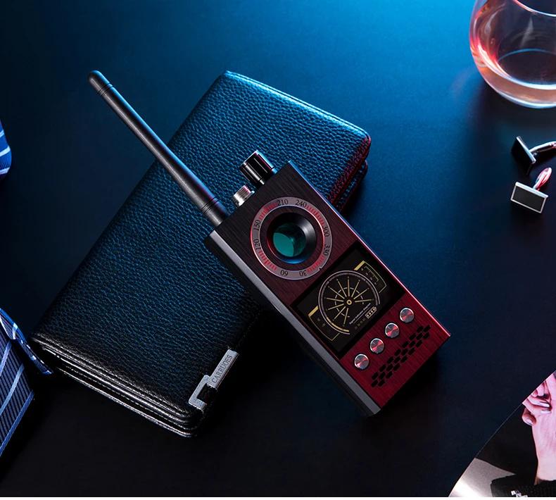 K68 Full-range Wireless Signal Detector RF Bug Finder Anti Candid Camera GPS Tracker Pinhole Camera Detector