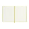 Moleskine Classic Fabric Collection Notebook, Hardcover, Horizontally Ruled, XL Size, Hay Yellow, QP090M6SILK