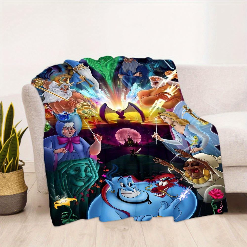1pc, Disney Villains Evil Queen Blanket Soft Throw for Home Decor, Living Room, Travel, Camping, Car Blankets