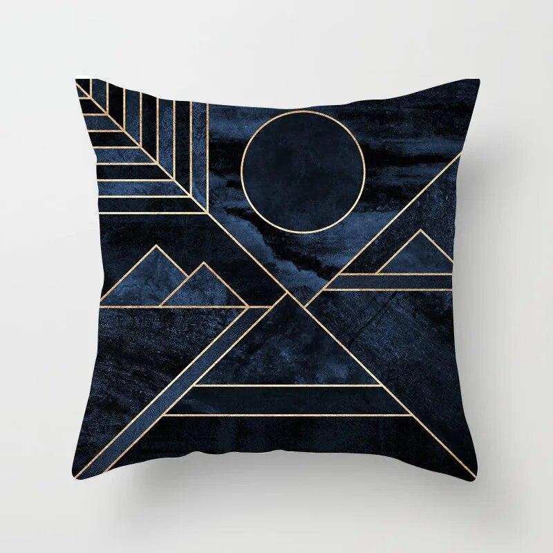 Hot Sale Modern Morandi Color Sofa Cushion Cover Home Nordic Abstract Mountain Moon Sun Geometric Pillow