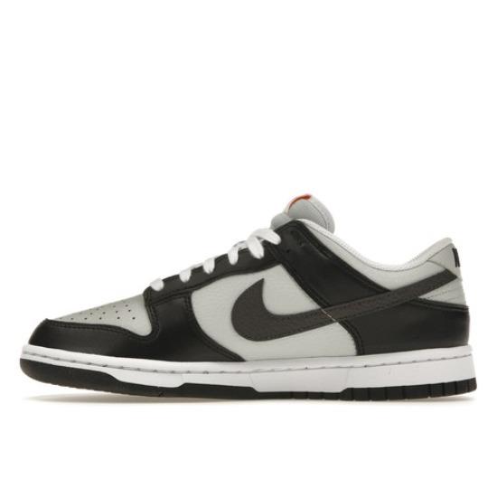 Nike Dunk Low Mini Swoosh - Black Total Orange FN7808-001