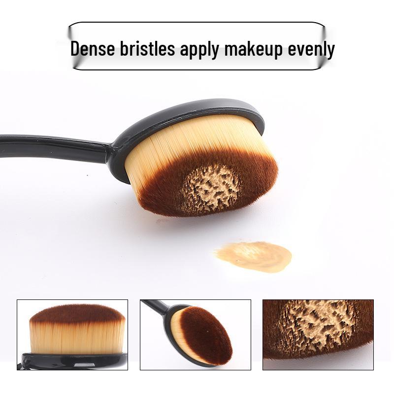 Multifunctional Portable Makeup Brush for Wet & Dry Foundation - Beginner Friendly, Quick Application