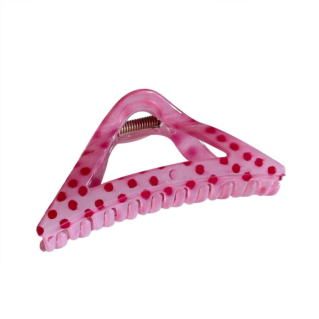 Fashionable Large Highend Polka Dot Hair Claw Perfect For Womens Looks Professional