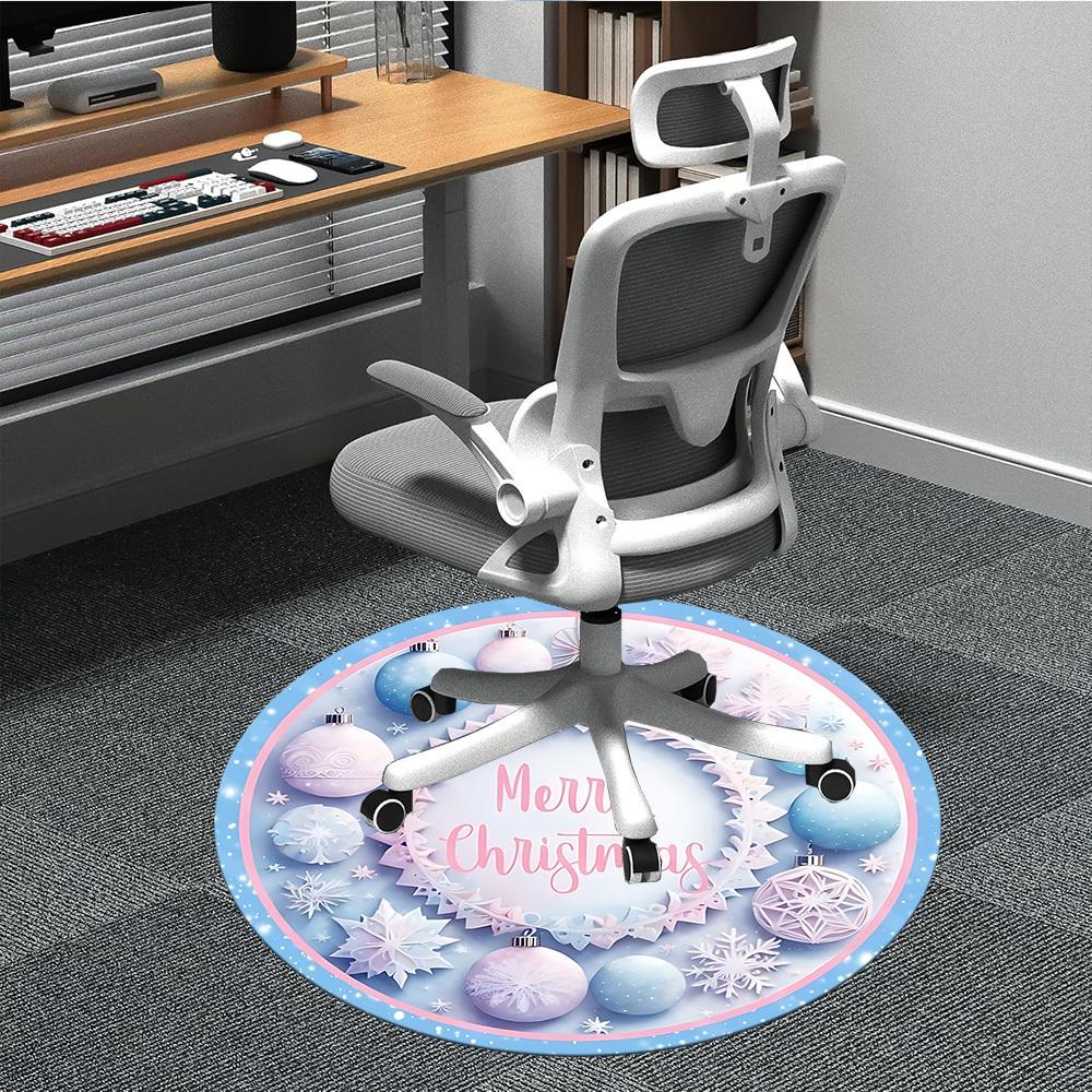 

1pc Christmas Decorations Carpet for Office, Non-slip, Soft and Durable Office Rug, Perfect for Office yy260128082 80cm by 80cm