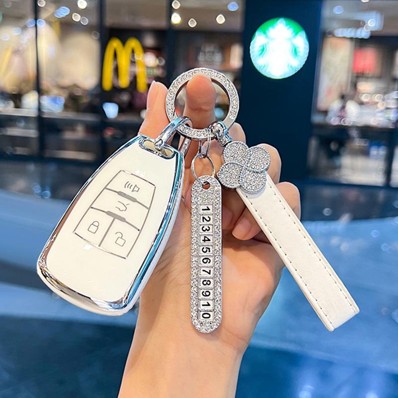 Compatible with Beijing BJ40Plus, BJ80, BAIC Changhe A6, Weiwang S50, Premium M50F, and M60 Key Cases.