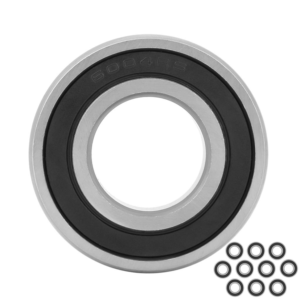 10pcs 6004 2RS1 Rubber Sealed Deep groove Ball Bearings 20x42x12 mm