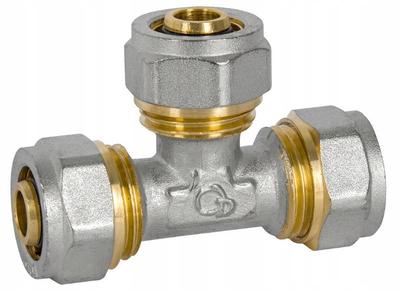 Trójnik Pex 25X20X16 Mm Skręcany Solidny