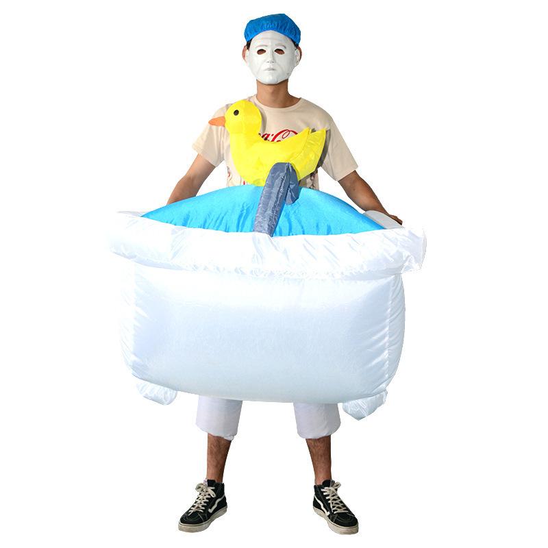 Inflatable Bathtub Costume - Christmas Event & Party Mascot Prop