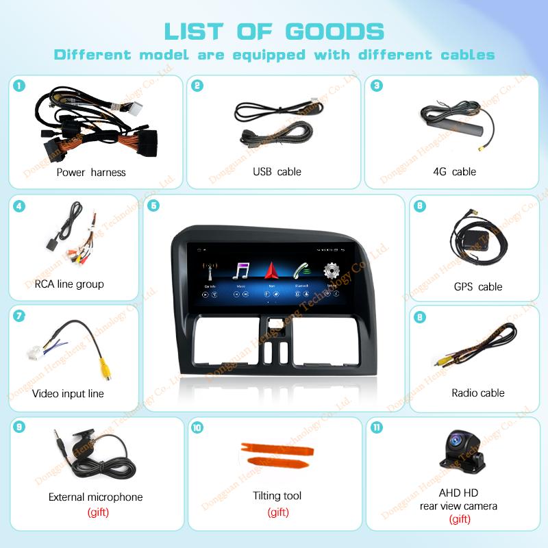 8.8Inch For Volvo XC60 2011-2017 Car Multimedia Video Player GPS Navigation Radio Android12 8+128G 8Core CarPlay 4G 360Camera