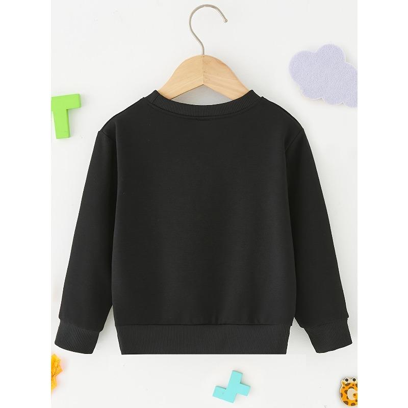 Europäische Größen Kinder Paris Buchstabenprint Bequem Kreativ Vielseitig Freizeit Frühling/Herbst Sweatshirt