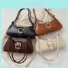 Stylish Vintage Women's Handbag 2024 Spring Fashionable Shoulder Bag Chic French Design