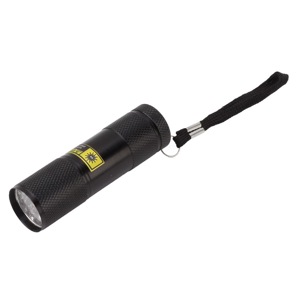 Küçük UV El Feneri 9 Led 395nm Mor Işık El Feneri Mini Evcil Hayvan İdrar Dedektörü Işığı Köpek Kedi için