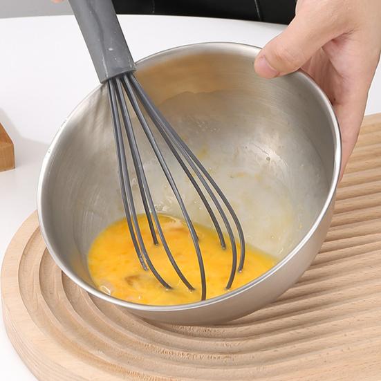 Stainless Steel Mixing Bowls Heavy Duty Nesting Salad Mixing Bowls with Scale