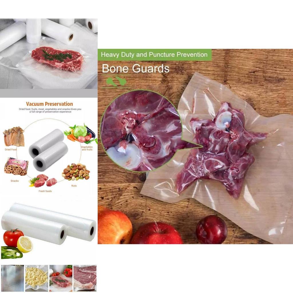 Food Storage Vacuum Bags With Sealing For Freshness Preservation And Compression
