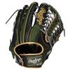 Rawlings HYPER TECH COLOR SYNC Soft Baseball Glove for Throw Outfielders, GR6HTCY719, Black/ML Green, 12.75 Inches, Right-Handed