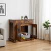 vidaXL Dog Crate Furniture Smoked Oak 90 X 47.5 X 80 Cm