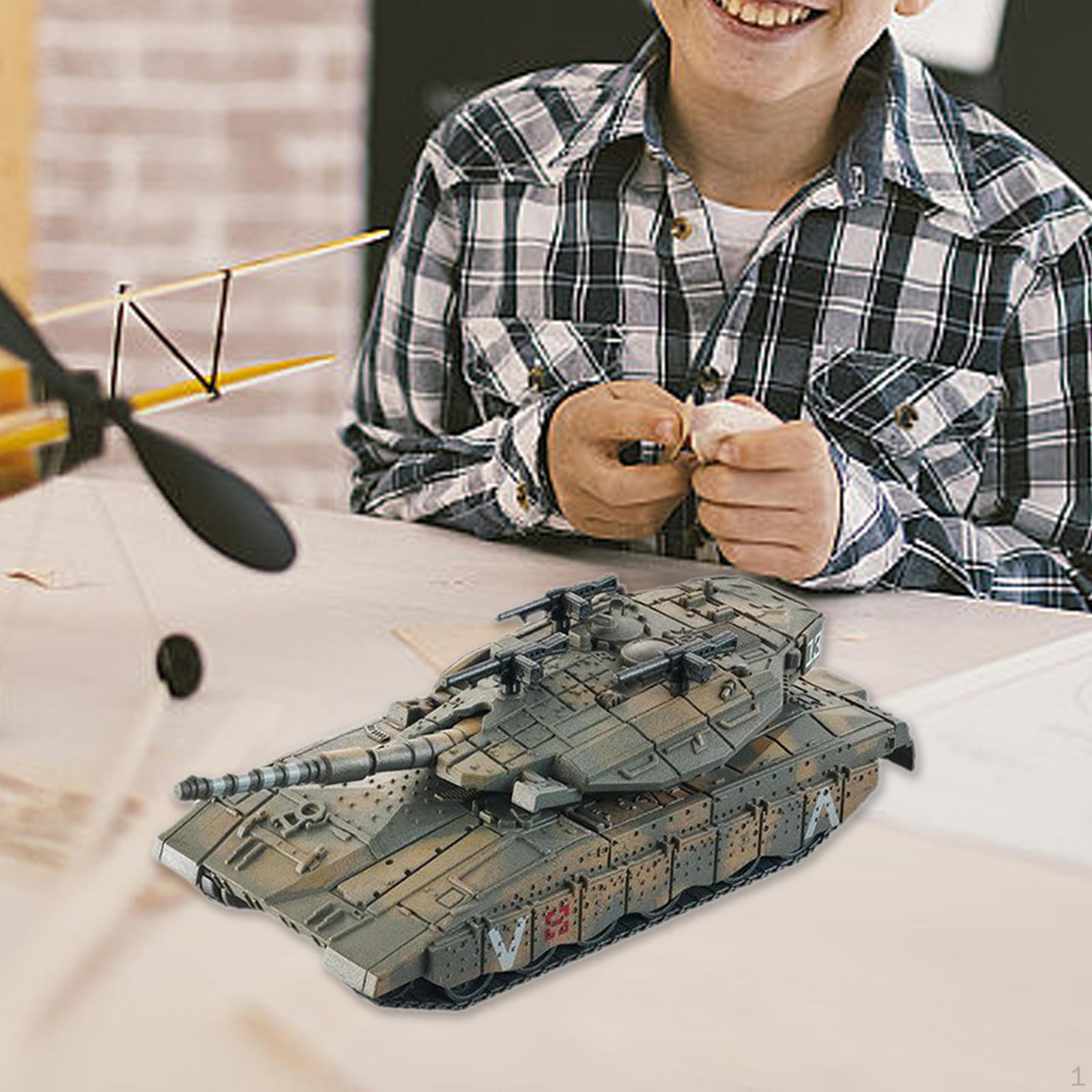 

1/72 масштаб DIY головоломка конструктор миниатюрный танк блоки тяжелая модель игрушка для Style B