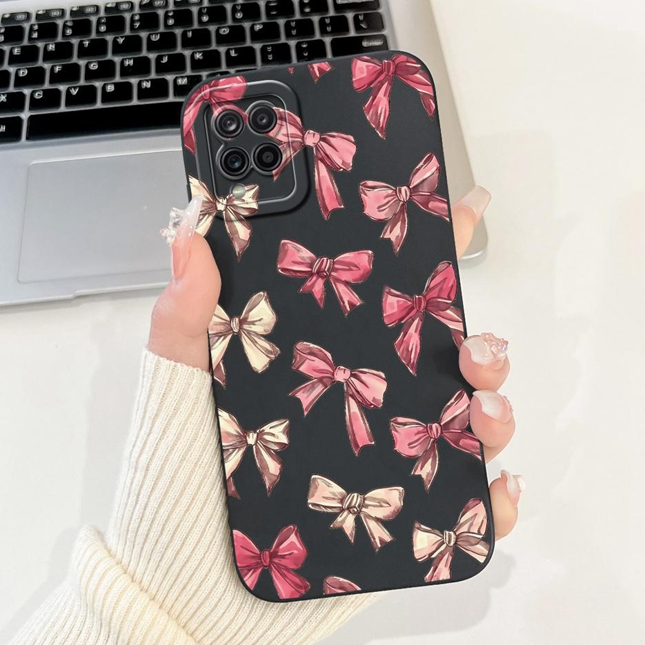 For Samsung Galaxy A12 Case SM-A125F Cute Happy Rabbit Cartoon Cover Soft TPU Phone Cases For Samsung A12 M 12 Galaxy M12 Fundas