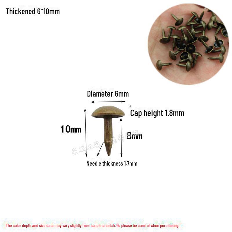Antike Eisenblase Dekorative Rundkopf Sofanägel für DIY Möbel und Weich-/Hartverpackungen