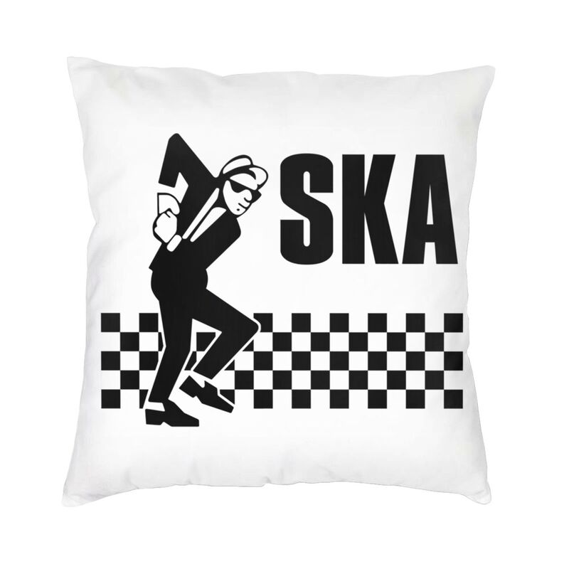 Modern Reggae Pop Music Ska Sofa Cushion Cover Velvet Throw Pillow Case Home Decor Pillowcase