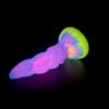 Fantasy Dragon Luminous Anus Stopper Tentacles Suction Cup Rear Court Stopper Soft Rubber Alien dildo Male Female Universal Masturbator Sexual Use