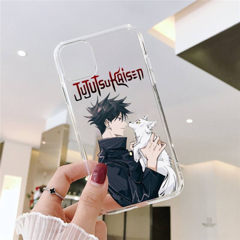 Capa de celular RUICHI Jujutsu Kaisen Anime para Samsung GalaxyS20 S21 S30 FE Lite Plus A21 A51S Note20 Transparente