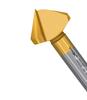 YHOK Coated Cobalt Straight Shank 90° Countersink Drill Bit for Hole Deburring