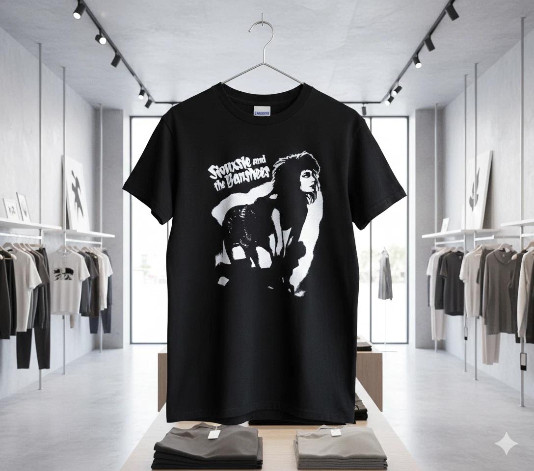 Unisex Adult Casual Music Siouxsie and the Banshees Graphic Band T-... M