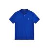 Polo Solid Color Small Pony Embroidered Button Slim Fit Straight Short Sleeve Polo Shirt Men Tops Royal-Blue MNPOKNI1N822618-400
