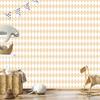 Harlequin Diamonds wallpaper, white and cream, white background, 50x1000