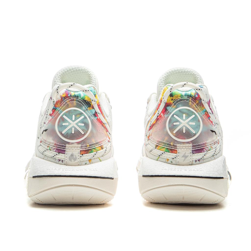 Li Ning Cushioning Slip Resistant Abrasion Resistant Breathable Rebound Grip Low Top Basketball Shoes Men's ABPV011-1