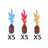 MOC Building Blocks Bonfire Flame Medieval Wine Bottle Accessories Set Candlestick Model Mini Brick Compatible Toy Gift DIY X019