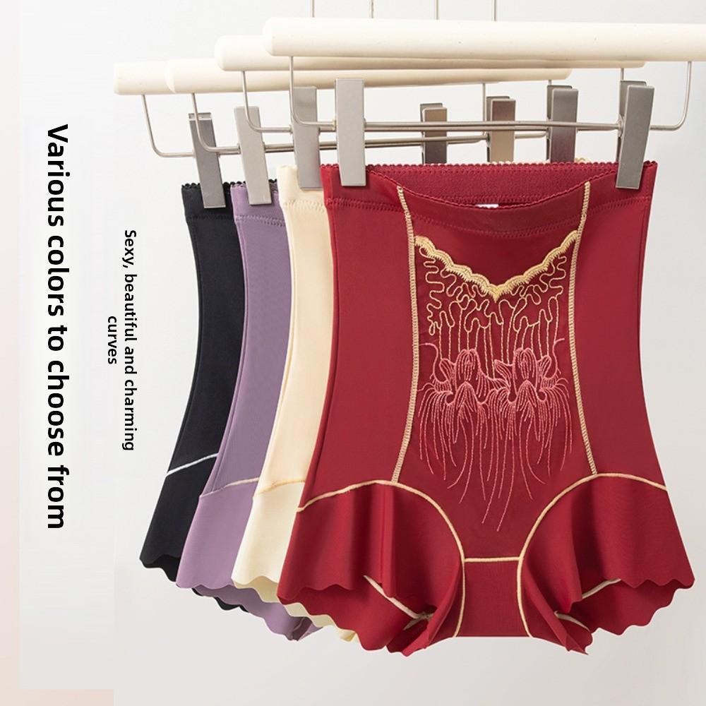 Shapewear Postpartum Body Shaper Embroidery Flower Tummy Control Underwear  Postpartum