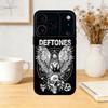 Rock Band Deftones Phone Case For iPhone 17,16,15,14,13,12,11 Plus,Pro,Max,Mini Silicone black Soft Cover