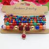 Bohemian Handmade Summer Bracelet Set For Women Colorful Seed Beads Chain Bangle Female Daily Party DIY Jewelry