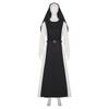2024 New Flawless Nun Cosplay Costume For Halloween Role Play Virgin Mary Nun Outfit