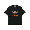 Originals X Atmos Kollaboration Atm T-Shirt Lässig Sport Rundhalsausschnitt Kurzarm Herren Oberteile Schwarz GT7296