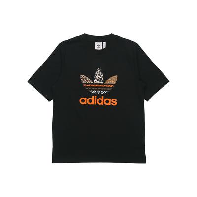 Originals X Atmos Collaboration Atm Tee Casual Sports Round Neck Short Sleeve Men Tops Black GT7296