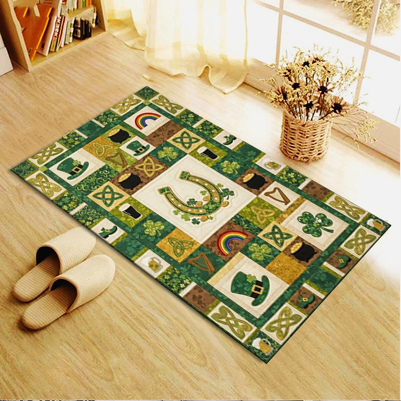 2025 New St.Patrick's Day Carpet Rug for Living Room Bedroom Home Sofa Decoration,Kids Play Non-slip Floor Mat72