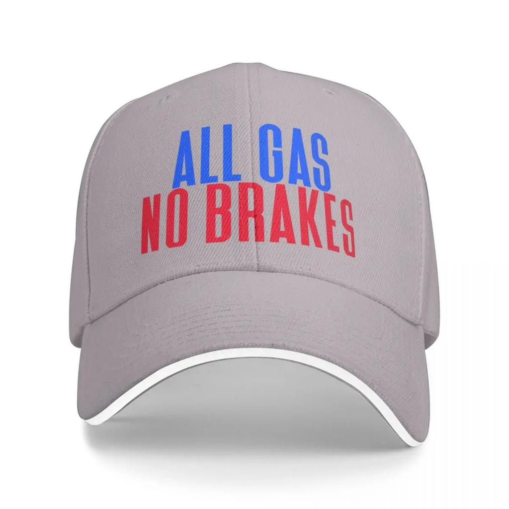 All Gas No Brakes Andrew Callaghan Baseball Cap Visor Christmas Hat Golf Cap Funny hats For Women Unisexs