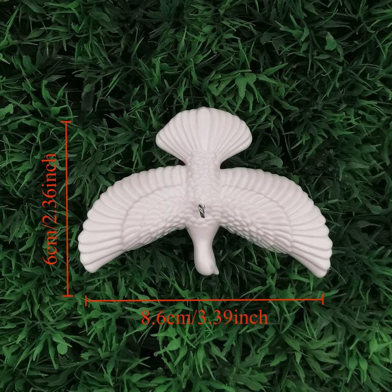1-4pcs Peace Doves Resin Christmas Decorations Creative Home Festival Sculpture Outdoor Courtyard Friendship Dove Decoration