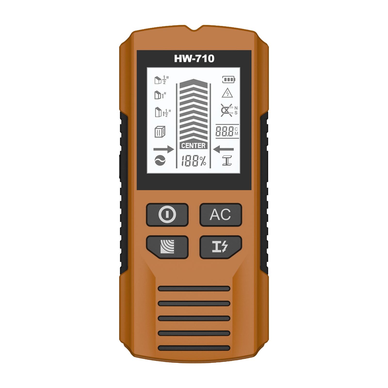 

Обновления Сканер для поиска стоек Настенный сканер Портативный детектор стоек Звуковая сигнализация Автоматическая калибровка Портативный ЖК-экран для домовладельцев жёлтый