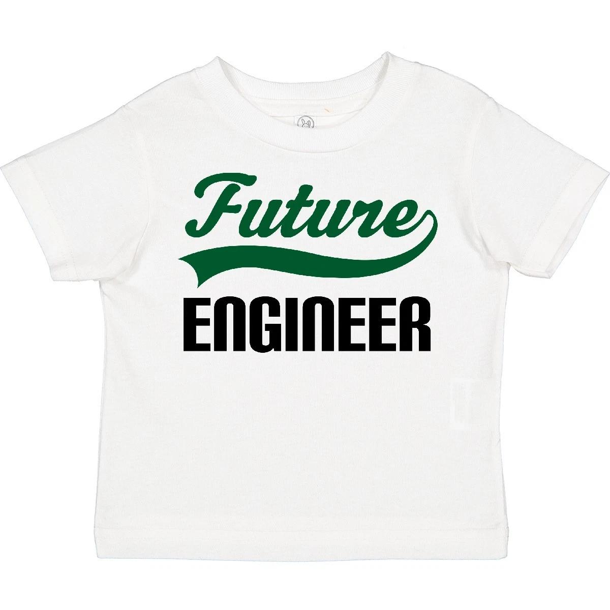 Inktastic Future Engineer Job Engineering Toddler kids boys T-Shirt Career Profession Boys 140