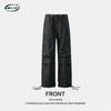 Men'S Wear | Autumn/Winter Retro Functional Multi Pocket Paratrooper Straight Leg Hanging Pants, Mid Waist Work Pants, Loose Casual Pants