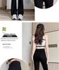 2025 Women's High Waist Black Slimming Petite Micro-Flare Jeans - New Spring/Autumn Trend