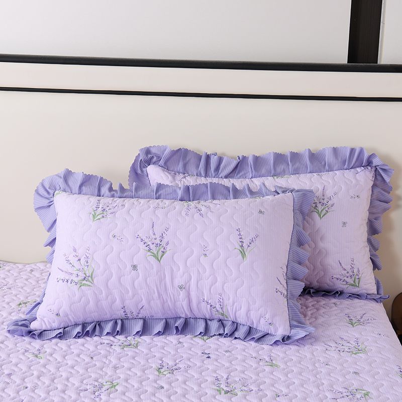 

Наволочка Подушка Пара Толстых Хлопковых Наволочек Студенческое Общежитие Одиночный Человек Кружевная Подушка 48 * 74Cm pair