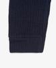Toffee Oversized Round Neck Knit Cardigan (Navy)