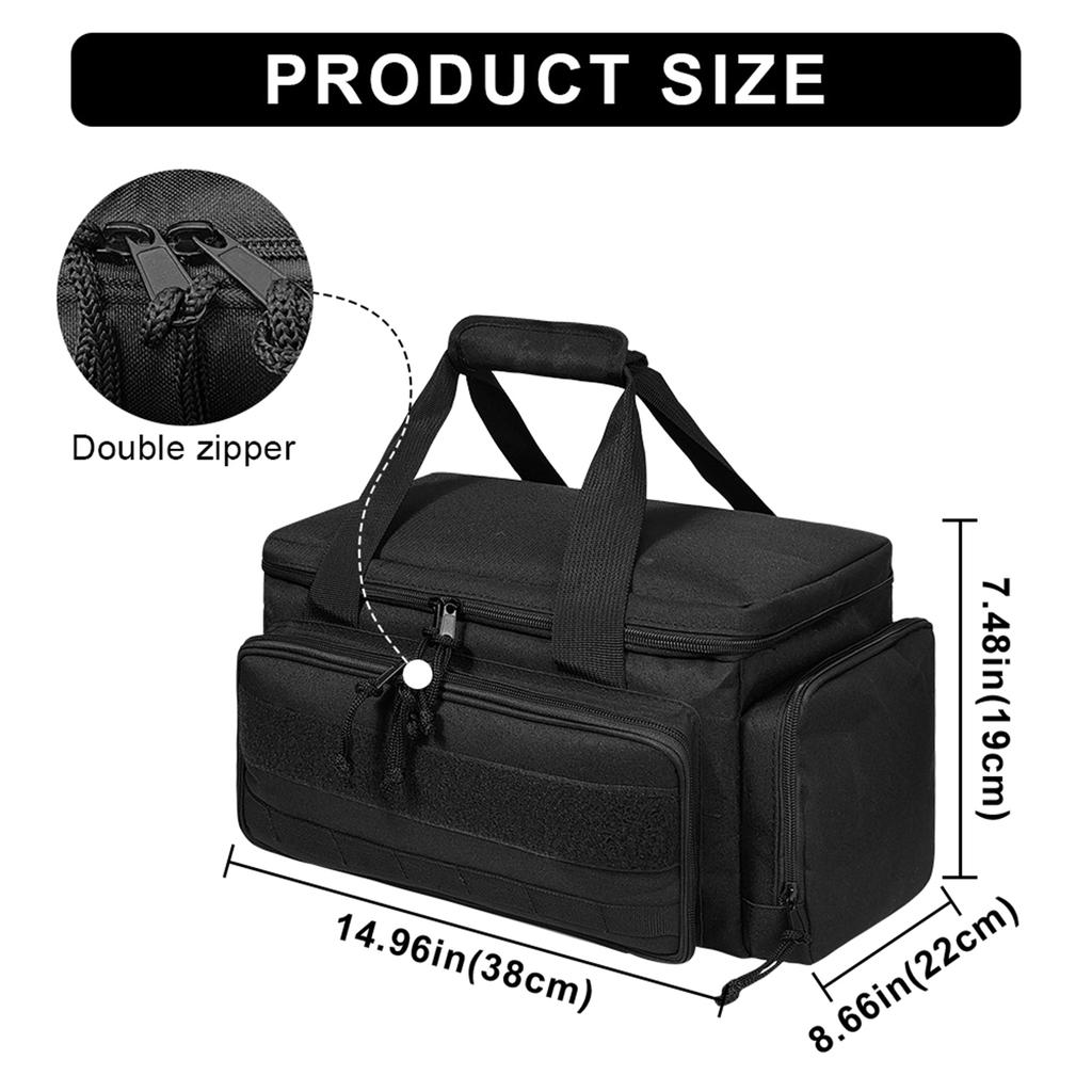 Tool Bag for Men Nonslip Thick Padded Base Multifunctional Work Bag for Mechanics Craftsmen Electricians Carpenters