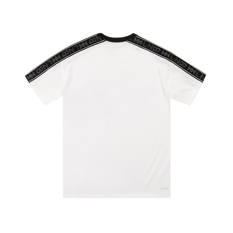 Li Ning Table Tennis Series Short Sleeve Summer Round Neck T-Shirt American Vintage Loose Casual Quick-Dry Sports Tee Unisex Tops AYSV013