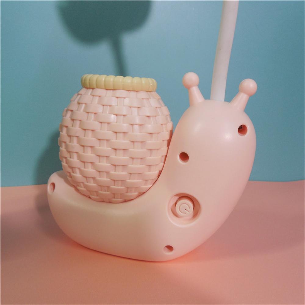 Cartoon LED Snail Desk Lamp Children Bedroom Night Light  Reading Study Birthday Christmas Gift Home Decorations Eye Protection